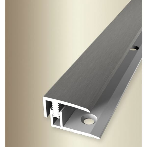 PROVISTON Anpassningsprofil Laminatfinish l 21 mm Kompensation av H 7 - 12 mm L 900 mm Aluminiumprofil Utseende in...