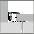 Miniatyrbild 4 av 5: PROVISTON Avslutningsprofil Kompensationsprofil l 28 mm Kompensation av H 6.5 - 16 mm L 1000 mm Aluminiumprofil Silver...