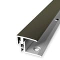 Miniatyrbild 1 av 5: PROVISTON Insättningsprofil Parkettkompensation l 21 mm Kompensation H 12 - 17 mm L 1000 mm Aluminiumprofil Brun