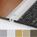 Miniatyrbild 2 av 5: PROVISTON Kompensationsprofil Profil i vinyl l 25 mm Kompensation av H 4 - 9.5 mm L 2700 mm Aluminiumprofil Brons