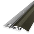 Miniatyrbild 1 av 5: PROVISTON Övergångsprofil Kompensationsvinyl l 33 mm Kompensation i H 4 - 9.5 mm L 900 mm Aluminiumprofil Brons