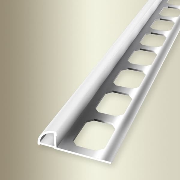 Fyrkantig klinker vinkel kvart-cirkulär 8 x 28.5 mm Tjocklek 8 mm stämplad sluten 2500 mm Brilliant
