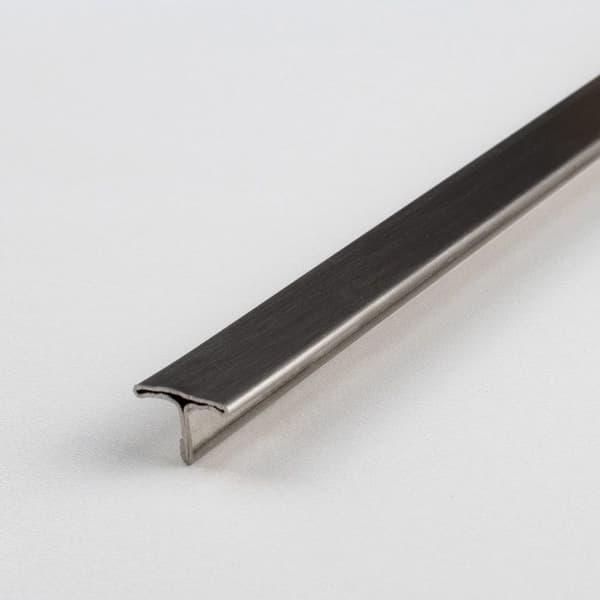 PROVISTON T-profil 7 x 25 x 2500mm Anodiserad aluminium Matt stål