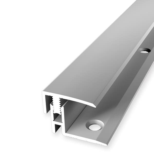 PROVISTON Inläggsprofil Parkettkompensering l 21 mm Kompensering av H 12 - 17 mm L 900 mm Aluminiumprofil Silver