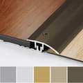 Miniatyrbild 2 av 5: Tröskelstänger för PVC-golv L 2700 mm l 33 mm Höjdskillnad 4 - 9.5 mm i Aluminium Stålutseende