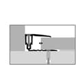 Miniatyrbild 4 av 5: PROVISTON Inläggsprofil Kompensationsprofil l 33 mm Kompensation av H 7 - 18 mm L 2700 mm Aluminiumprofil Guld