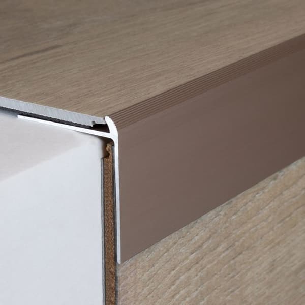 PROVISTON Steg för golvbeläggning 40 x 40 x 1000 mm Silver