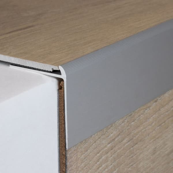 PROVISTON Steg för golvbeläggning 40 x 40 x 1000 mm Silver
