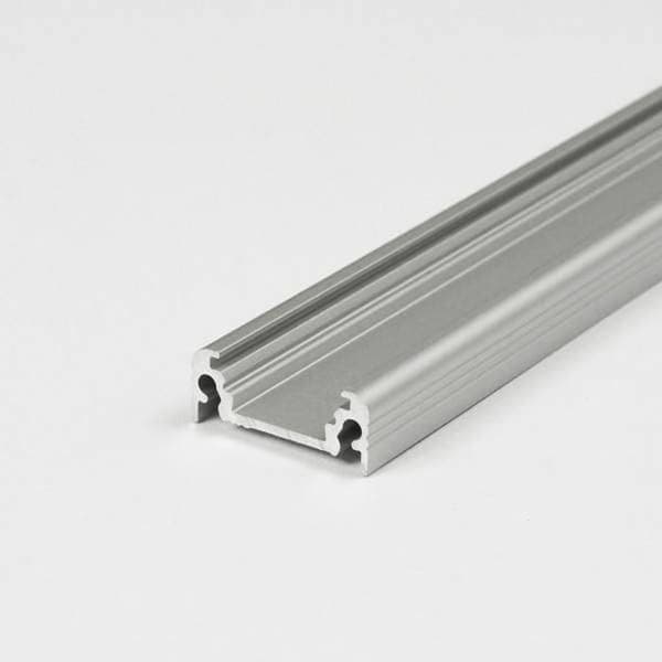 PROVISTON Profil LED i aluminium 20 x 8 x 2000 mm Vit LED-belysning Indirekt belysning LED-remsor 1 styck