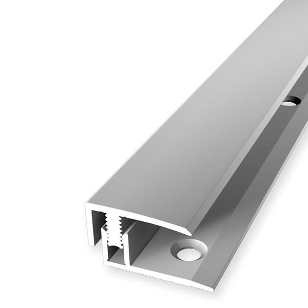 PROVISTON Anpassningsprofil Laminatfinish l 21 mm Kompensation av H 7 - 12 mm L 900 mm Aluminiumprofil Silver