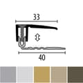 Miniatyrbild 2 av 5: PROVISTON Insättningsprofil Kompensationsprofil l 33 mm Kompensation av H 7 - 18 mm L 1000 mm Aluminiumprofil Utseende i...