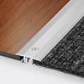 Miniatyrbild 2 av 3: PROVISTON Kompensationsprofil Vinylprofil l 25 mm Kompensation av H 4 - 9.5 mm L 900 mm Aluminiumprofil Utseende ino...