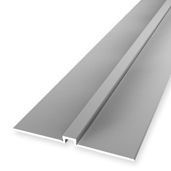 Väggprofil 4 x 4 x 2700 mm Hörnlist tapet slät Silver oborrad