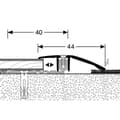 Miniatyrbild 3 av 5: PROVISTON Kompensationsprofil Profil för parkett l 44 mm Kompensation av H 6,5 - 16 mm L 2700 mm Aluminiumprofil Alu p...