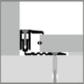 Miniatyrbild 4 av 5: PROVISTON Avslutningsprofil Parkettkompensation l 22 mm Kompensation av H 6.5 - 16 mm L 900 mm Aluminiumprofil Silver