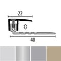 Miniatyrbild 2 av 5: PROVISTON Kompensationsprofil Profil för parkett l 22 mm Kompensation av H 6.5 - 16 mm L 1000 mm Profil i aluminium Argen...