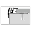 Miniatyrbild 4 av 5: PROVISTON Profil för trappnos Profil av metall l 23 mm Kompensation av H 7 - 16 mm L 2700 mm Profil av aluminium Sand