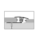 Miniatyrbild 4 av 5: PROVISTON Profil rätthållning flexibel Parkett l 37 mm Höjdskillnad 7 - 17 mm Guld L 2700 mm
