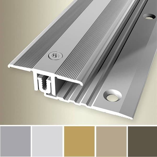 PROVISTON Övergångsprofil Laminatkompensation l 34 mm H 6.5 - 16 mm L 1000 mm Aluminiumprofil Guld...