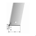 Miniatyrbild 4 av 5: Profil på noskant 21 x 48 x 2500 mm Vinkelprofil i aluminium diff. Varianter Küberit Silver
