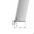 Miniatyrbild 5 av 5: PROVISTON Profil nedre gång yta l 48 mm H 2,5 mm Aluminium Borad hög kvalitet