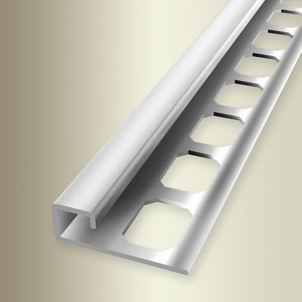 Kantprofil 10 x 33 mm H kant 10 mm profilerad stängd perforerad Küberit