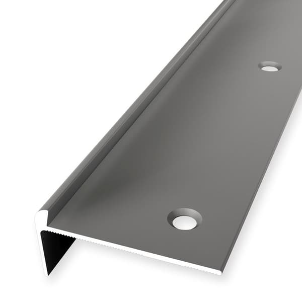 Näsprofil 21 x 48 x 2500 mm Hörnprofil i aluminium, olika varianter Küberit rostfritt stål