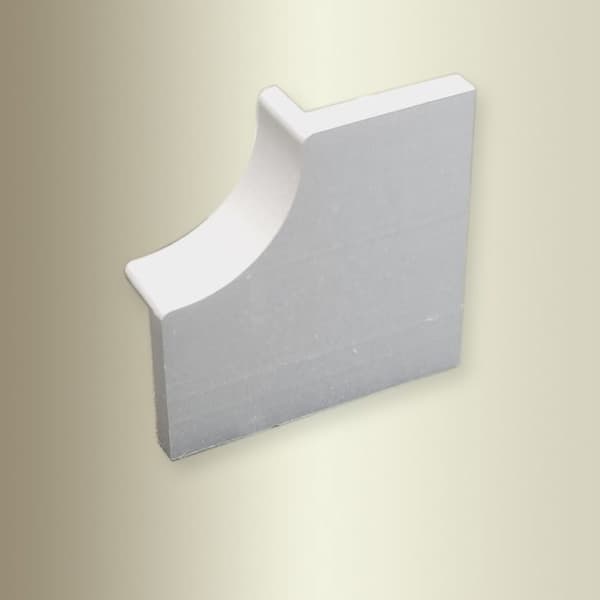 Rätt ände för väggprofil 22 x 22 mm Aluminiumprofil med spår Anslutning med kontakt Küberit