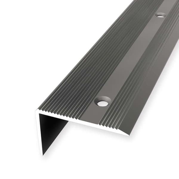 PROVISTON Hörnlist l 40 mm H 0 - 22 mm Aluminium Spårad Genombruten Innanför Rostfritt stål L 2500 mm