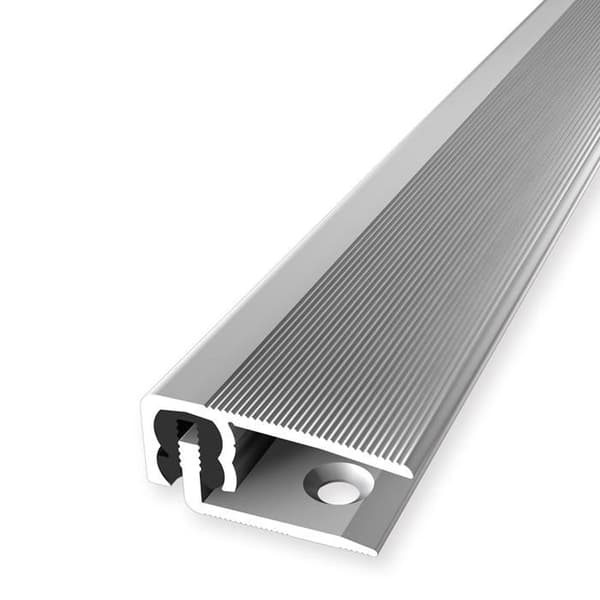 PROVISTON Avslutningsprofil Parkettkompensation l 30 mm H 7 - 18 mm L 900 mm Aluminiumprofil Silver