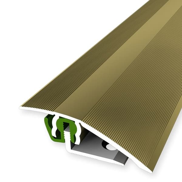 PROVISTON Övergångsprofil Profil för parkett l 51 mm Kompensation av H 3 - 23 mm L 2700 mm Profil i aluminium Guld