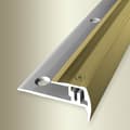 Miniatyrbild 3 av 5: PROVISTON Profil för trappnos Profil av metall l 23 mm Kompensation av H 7 - 16 mm L 2700 mm Profil av aluminium Guld