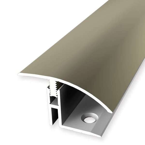 PROVISTON Övergångsprofiler Parkettkompensator l 39 mm H 17 - 22 mm L 2000 mm Aluminiumprofil Sand...