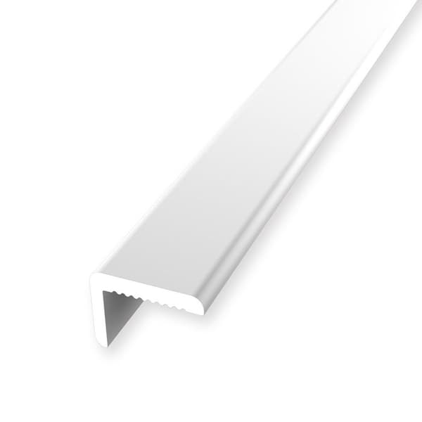 Gångjärn 7 x 9.2 x 2550 mm Aluminium Varmt Ljus Ej borrad Olika s. s Küberit Vit