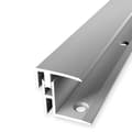 Miniatyrbild 1 av 5: PROVISTON Avslutningsprofil Parkettkompensation l 21 mm Kompensation H 17 - 22 mm L 2000 mm Aluminiumprofil Silver
