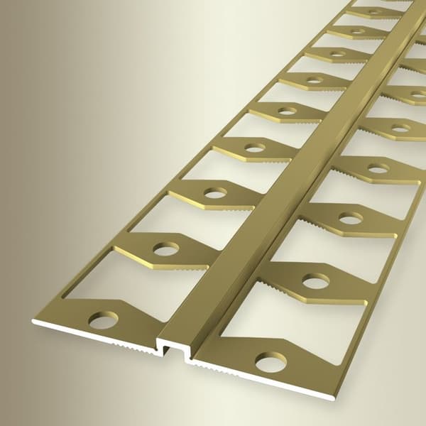 Profil av anslutning 4 x 4 x 2700 mm H av kant 2 mm slät väggprofil i aluminium Küberit