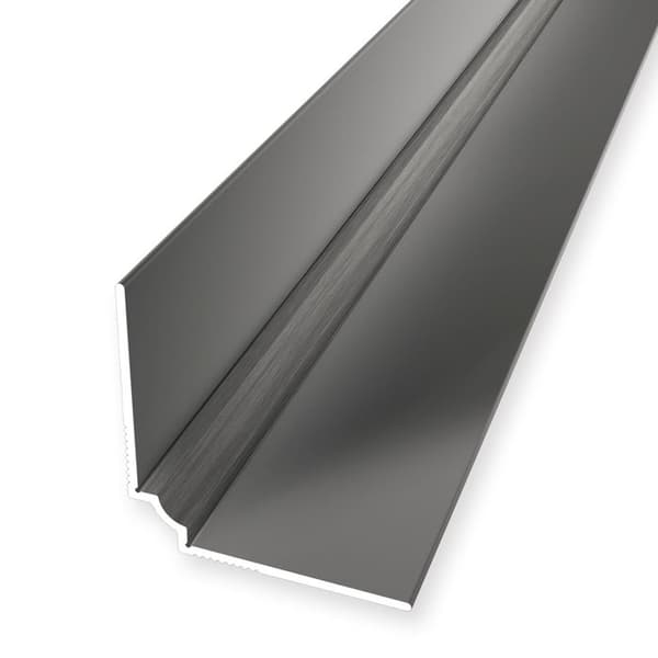 Väggprofil "No. 160" 25 x 25 x 2700 mm Alu Vinkelfot för tapet Slät, ej borrad Stål