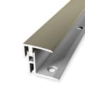 Miniatyrbild 1 av 5: PROVISTON Avslutningsprofil Parkettkompensation l 21 mm H 17 - 22 mm L 2000 mm Aluminiumprofil Sand