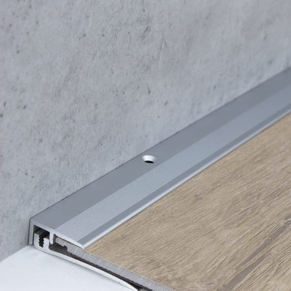 Profil för avslutning, laminatprofiler H 5 - 9 mm l 21 mm i 2 delar, anodiserad aluminium, genombruten, mörkbrons -2700.