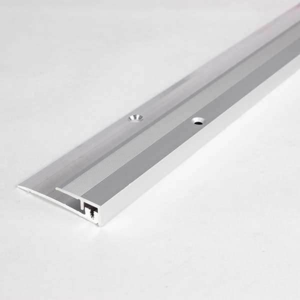 Profil för avslutning, laminatprofiler H 5 - 9 mm l 21 mm i 2 delar, anodiserad aluminium, genombruten, mörkbrons -2700.
