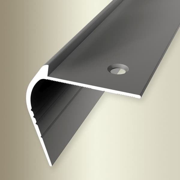 Nez de marche 50 x 48 x 2500 mm Alu Cornière Percé fraisé diff. s Küberit Acier