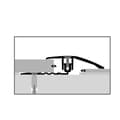 Miniatyrbild 4 av 5: PROVISTON Kompenseringsprofil Profil för parkett l 44 mm Kompensation H 6.5 - 16 mm L 2700 mm Aluminiumprofil Argen...