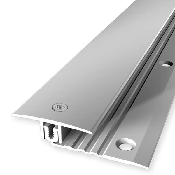 PROVISTON Infällningsprofil Övergångsprofil l 34 mm Kompensation av H 6.5 - 16 mm L 1000 mm Aluminiumprofil Silver