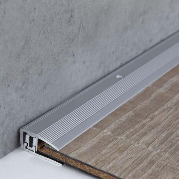 Profil för avslutning, dekorlist av laminat H 7 - 17 mm l 24 mm i 3 delar, anodiserad aluminium, borrad Flex-guld-900