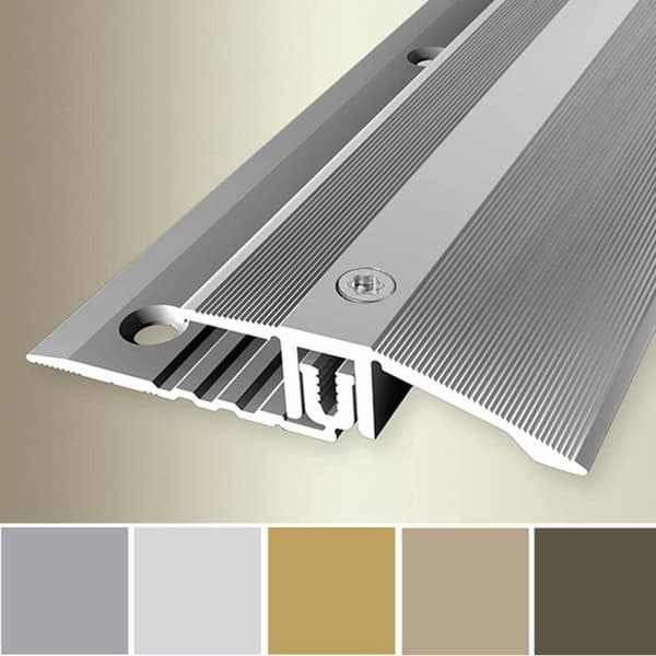 PROVISTON Kompensationsprofil Övergångsprofil l 44 mm Kompensation av H 6.5 - 16 mm L 2700 mm Aluminiumprofil Bron...