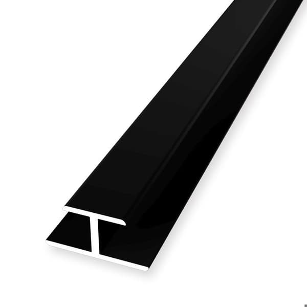 Anslutningsprofil 10,2 x 10,2 x 2550 mm kant H 8,2 mm aluminium H - slät profil Küberit