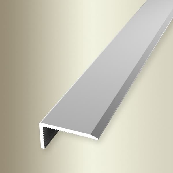 Trappstegsprofil 10 x 20 x 1000 mm slät, hörnprofil i ogenomtränglig aluminium, olika s Küberit