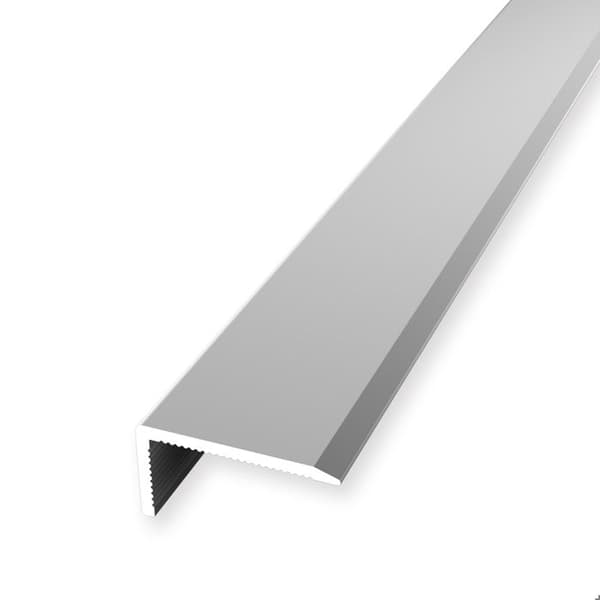 Trappstegsprofil 10 x 20 x 1000 mm slät, hörnprofil i ogenomtränglig aluminium, olika s Küberit