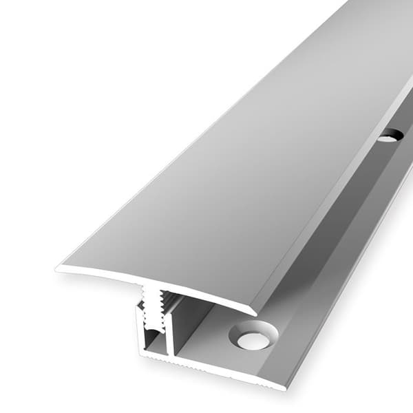 Profilränna kompensation Laminat l 31,5 mm Höjdskillnad 7 - 12 mm i Aluminium Silver L 2000 mm