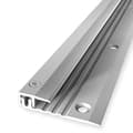 Miniatyrbild 1 av 5: PROVISTON Avslutningsprofil Kompensering i vinyl l 17 mm Kompensering i H 4 - 9.5 mm L 1000 mm Aluminiumprofil Silver